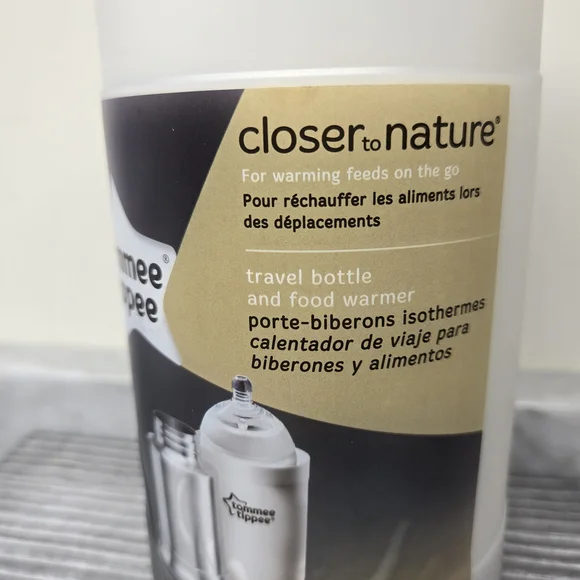 Tommee Tippee Travel Bottle & Food Warmer Thermal Insulated Closer to Nature NEW - Picture 8 of 12